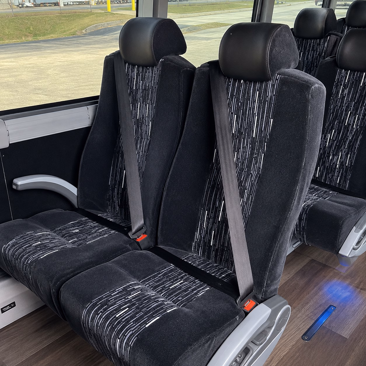 pasadena employee transportation onboard seating