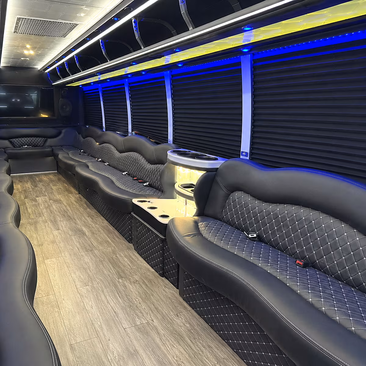 pasadena party bus rentals inside
