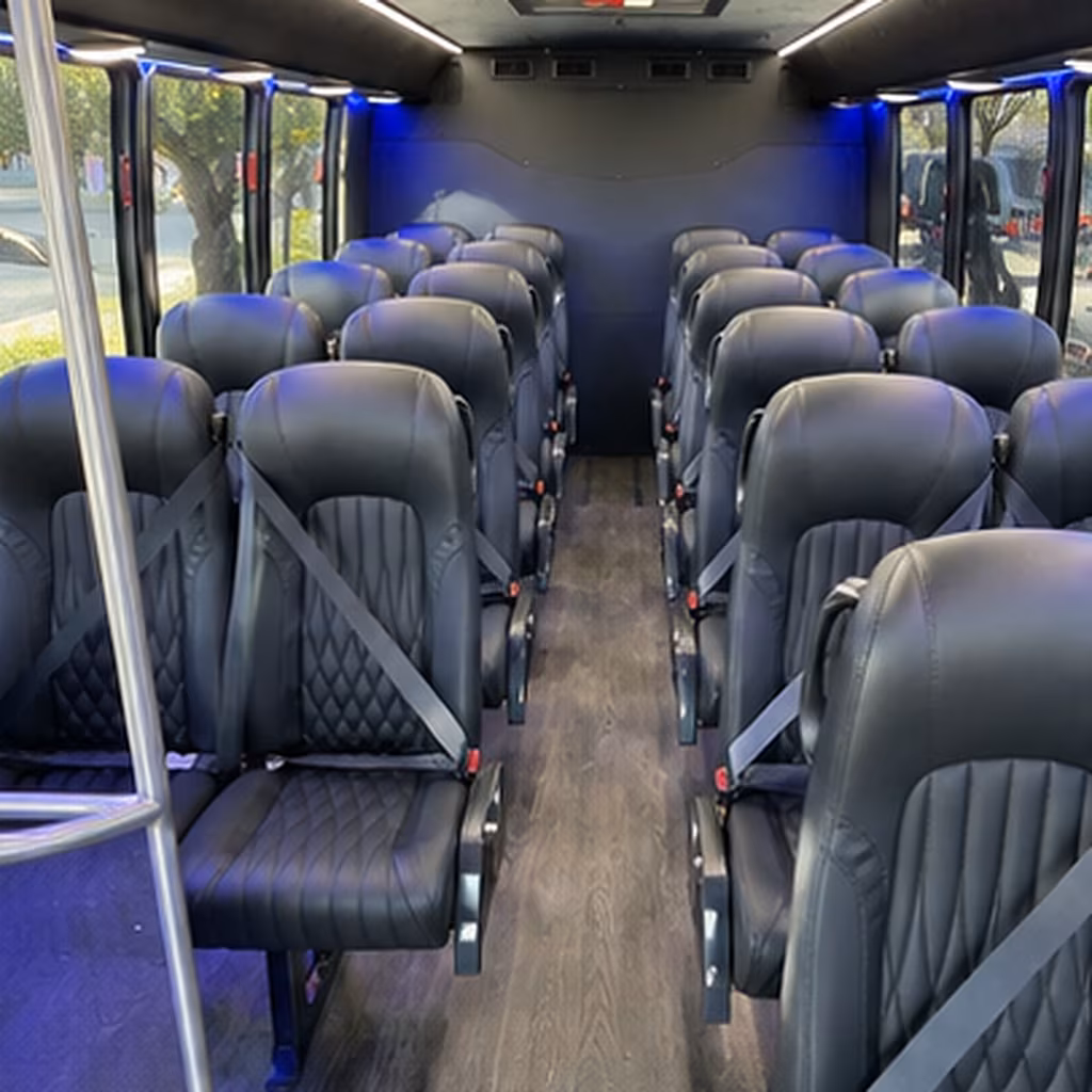 pasadena school event transportation onboard seating