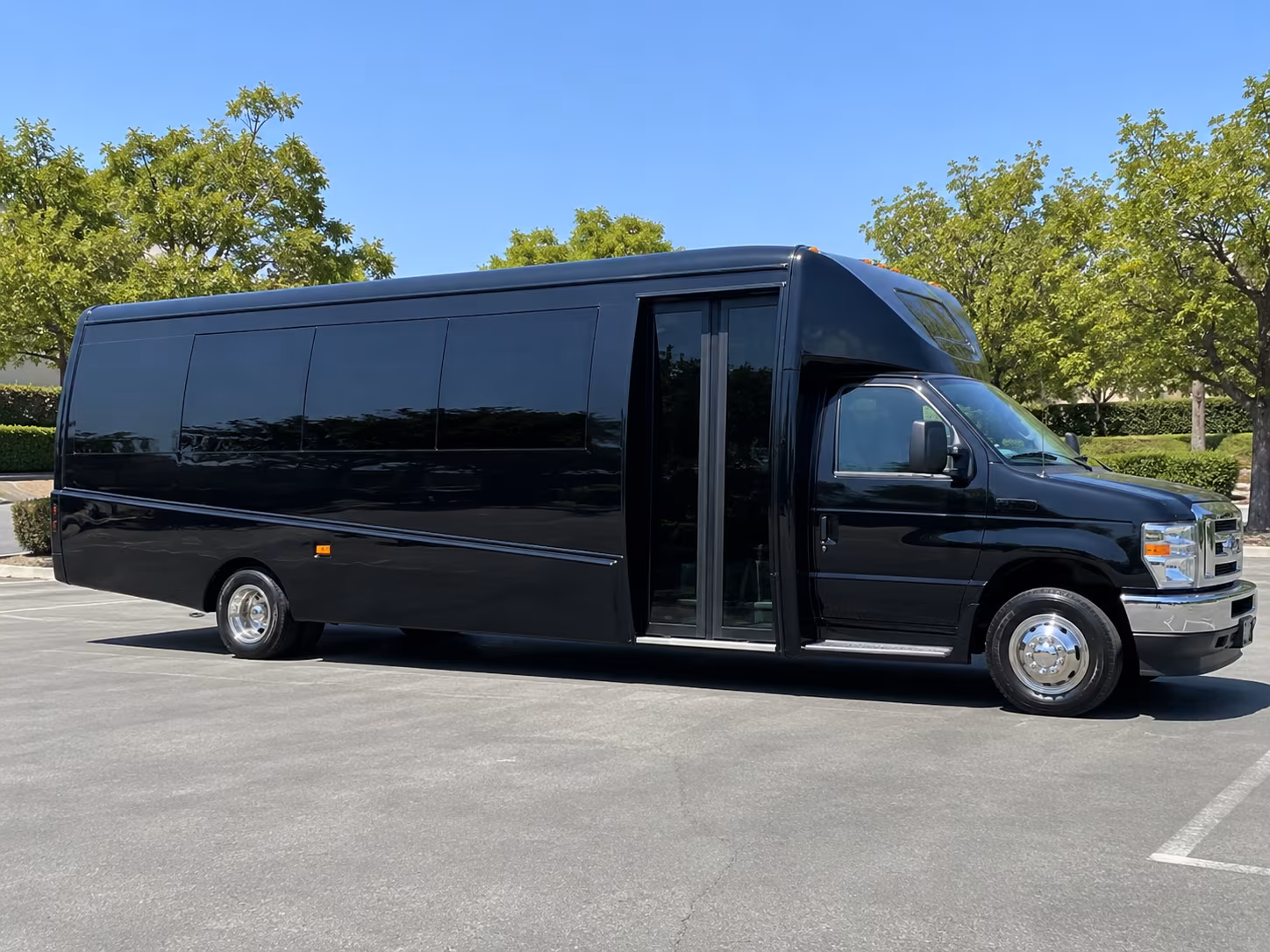 pasadena wedding transportation onboard seating