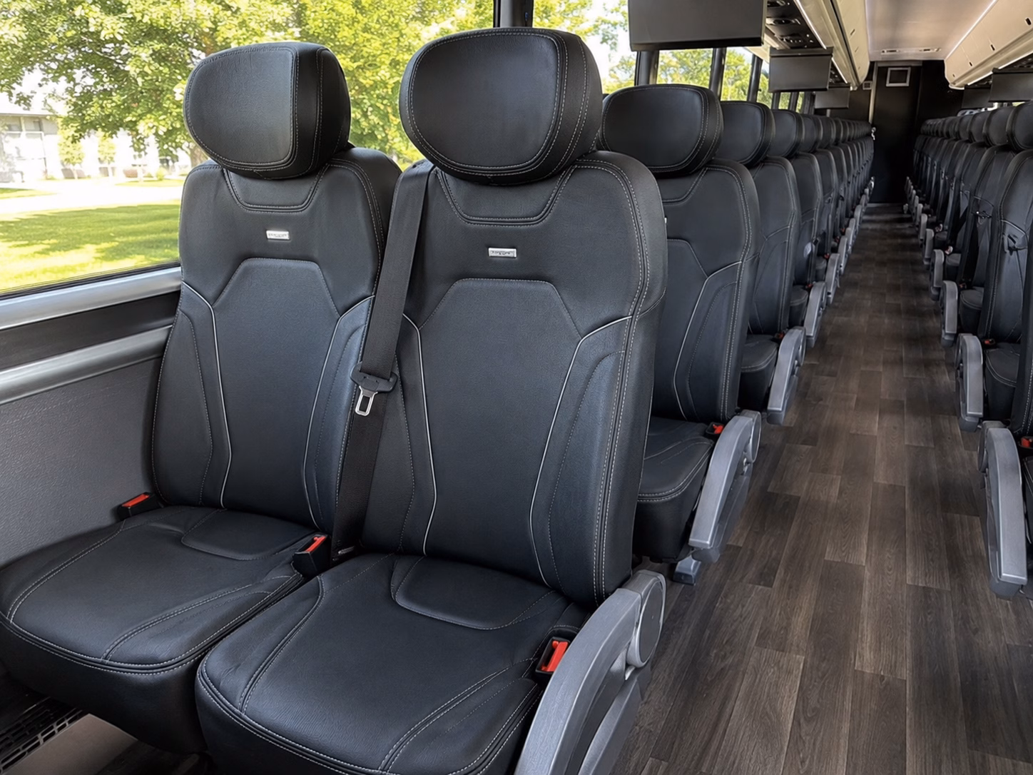 pasadena wine tour brewery transportation onboard seating